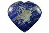 Polished Lapis Lazuli Heart - Pakistan #170968-1